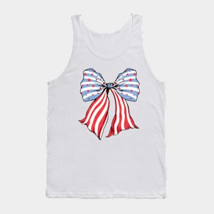 Coquette American Flag Funny Independence Day Tank Top